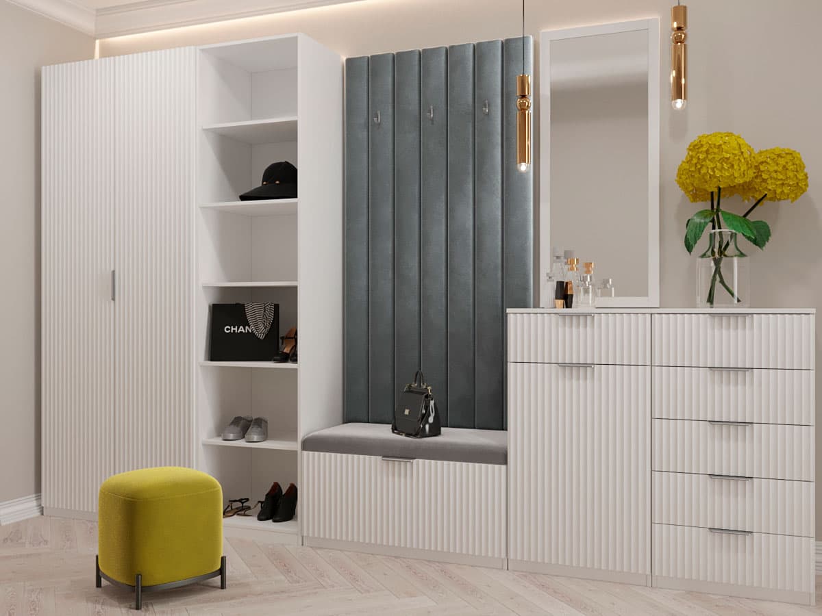 Вешалка Валенсия -2, темно-серый (крючки сатин)